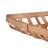 Set Of 3 Brown Rectangular Lattice Tobacco Table Top Baskets-50826588