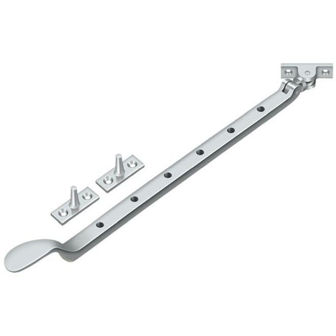 Ajusteur de meuble colonial 17 po 17371B3F8FC7465AB21FCFEA66EC43AB en chrome poli, Chrome poli