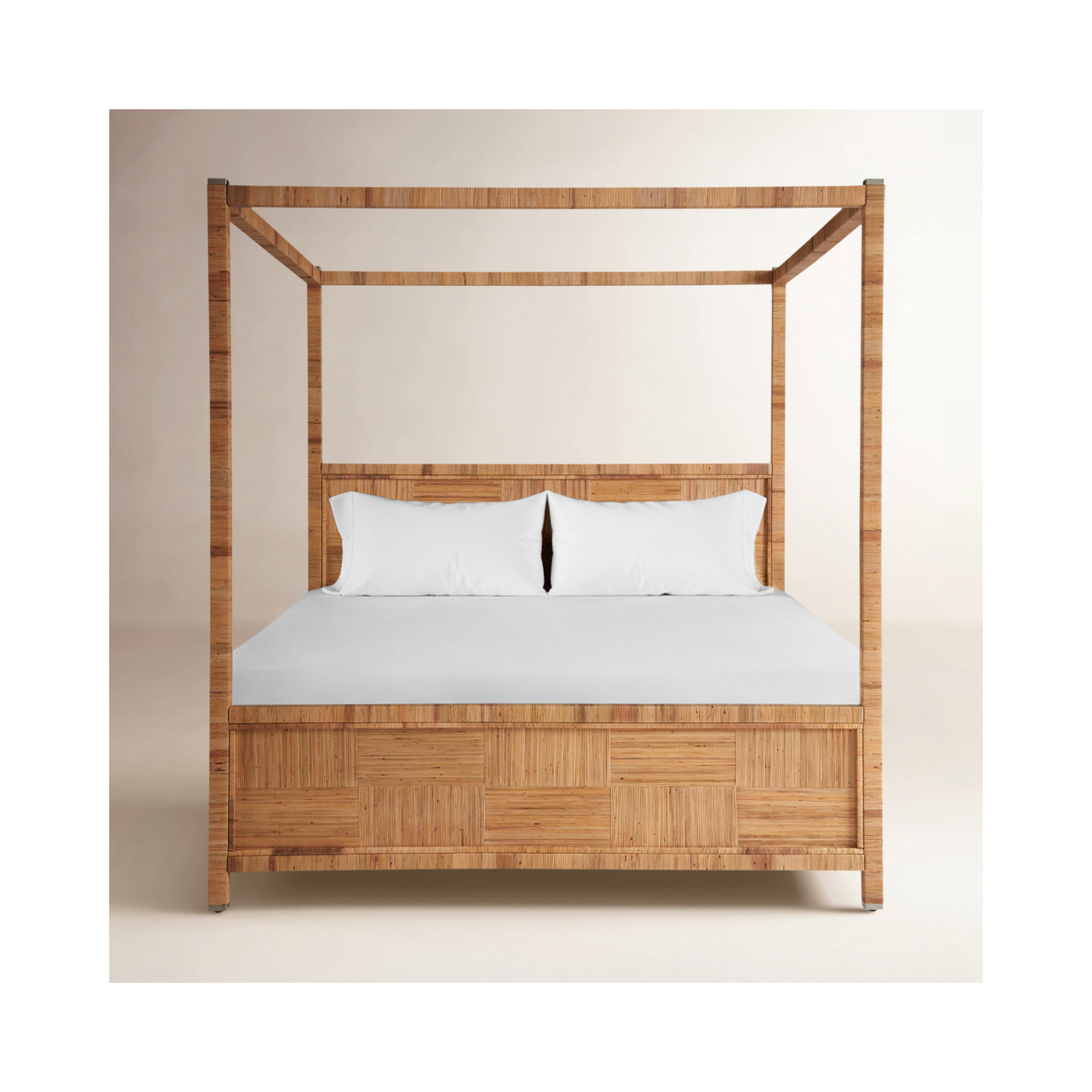 Rosalie Woven Canopy Bed, Queen
