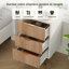 40cm W Manufactured Wood Bedside Table