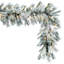 Vickerman 9' x 14" Flocked Utica Fir Artificial Pre-Lit Garland with 100 Warm White LED Mini Lights