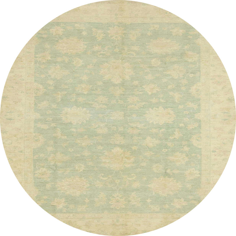 Tapis abstrait moderne 2650, Rond 7 pi