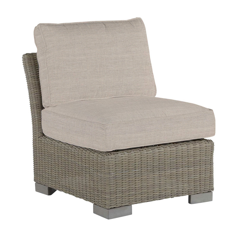Club Patio Lounge Chair with Cushions, Oyster, Dove Sunbrella® Linen, Welt