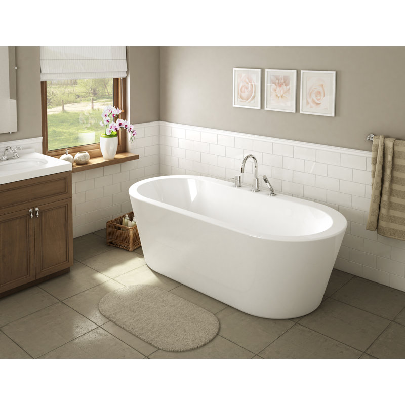 Castin 70.88'' x 33.8'' Soaking Acrylic Bathtub