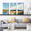 Aube - ensemble de 3 toiles tendues-85295101