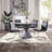 ACME Ansonia Dining Table, Faux Concrete