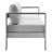 Shore Sunbrella Fabric Aluminum Outdoor Patio Loveseat-521750282
