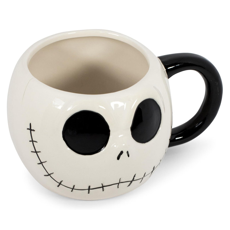 La tasse à café sculptée Jack Skellington, le cauchemar avant Noël | 20 onces