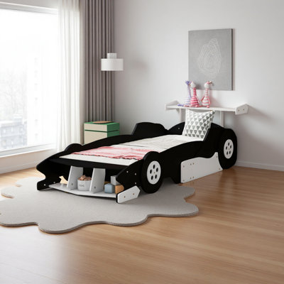 Lit plateforme simple avec roulettes