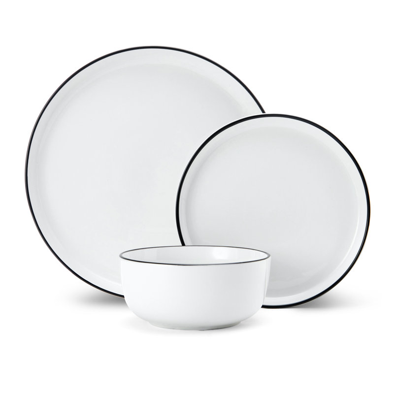 Mikasa Limestone Porcelain Dinner Set, White