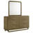 Rockhampton 6-drawer Dresser And Mirror Nutmeg