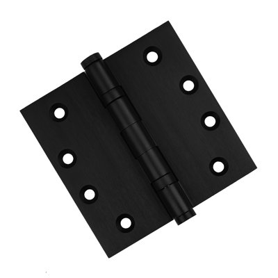 4.5" H x 4.5" W Solid Brass Ball Bearing Single Butt Door Hinge
