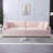 112-inch Corduroy Sofa: Two Throw Pillows, Four Backrests-1086999023