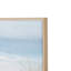 «Blue Coastal - Floater Frame», reproduction d'art sur toile