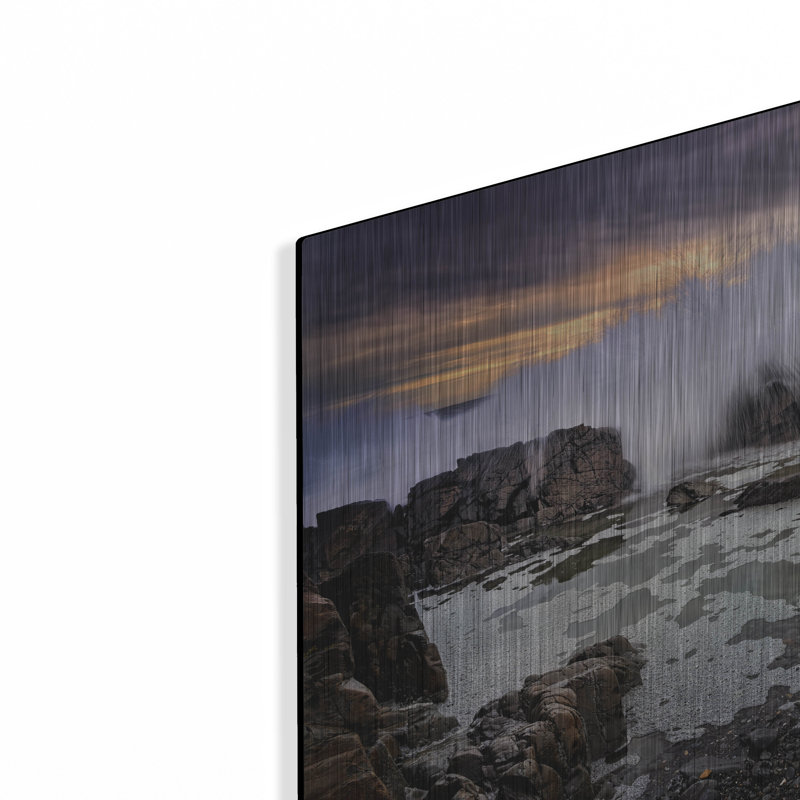 «Torrent» par Rick Berk, art mural en métal, H 12 po x l 16 po