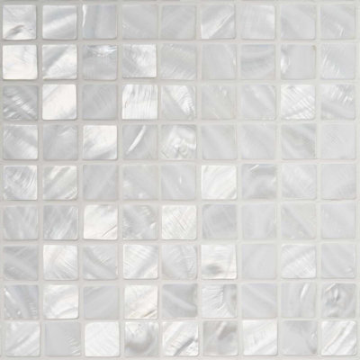 Mother Of Pearl Oyster White Tile