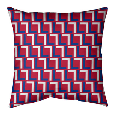 Buffalo Geometric Reversible Throw Pillow