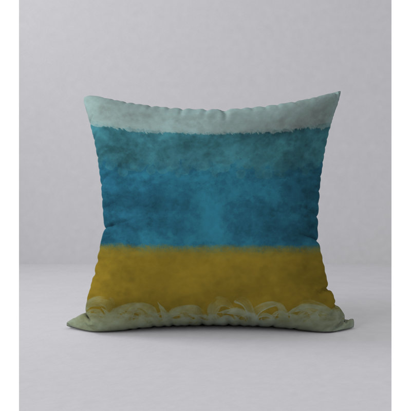 Housse de coussin décorative carrée pure éblouissante et insert, 20 po x 20 po