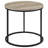 Transitional Round End Table with Rustic Charm