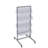 80 Pocket, Two-Sided 24"W x 48"H Pegboard Brochure Floor Display Kit