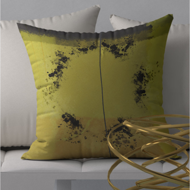Housse de coussin décorative carrée à économie d’eau Bienville, H 18 po x l 18 po