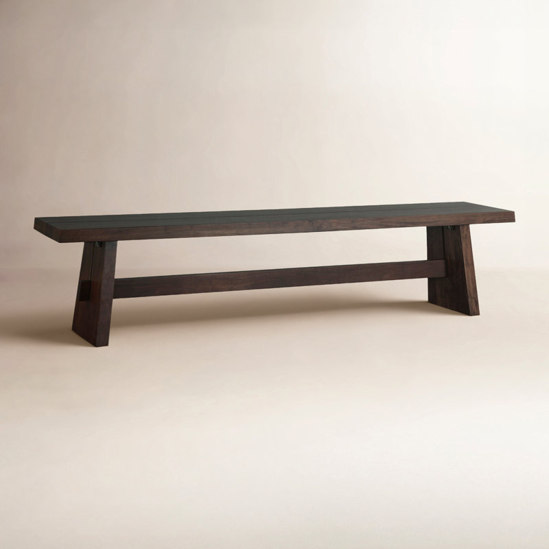 Acadia 79" Bench In Coffee Bean, Brown
