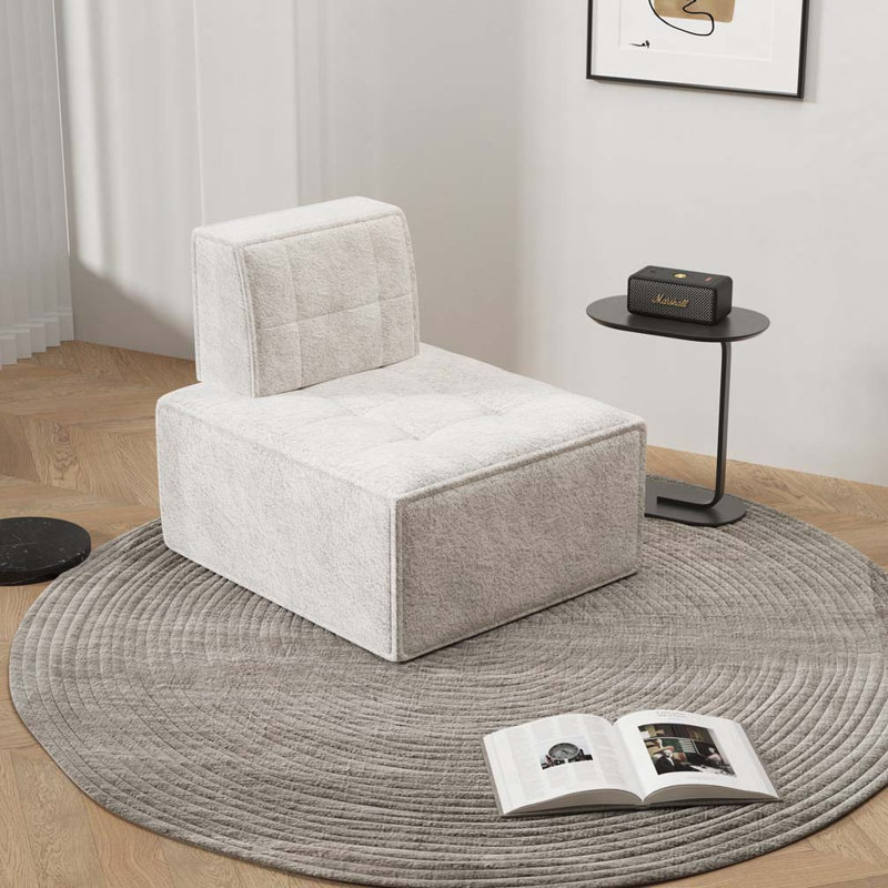 Fauteuil à billes en sherpa