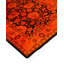 Tapis orange noué à la main de conception unique Holsworth