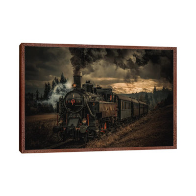 Gold Digger Train by Hubert Bichler - Print on Canvas