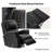  Felisa 34''W Traditional Swivel Rocker Manual Genuine Leather Recliner-968579126