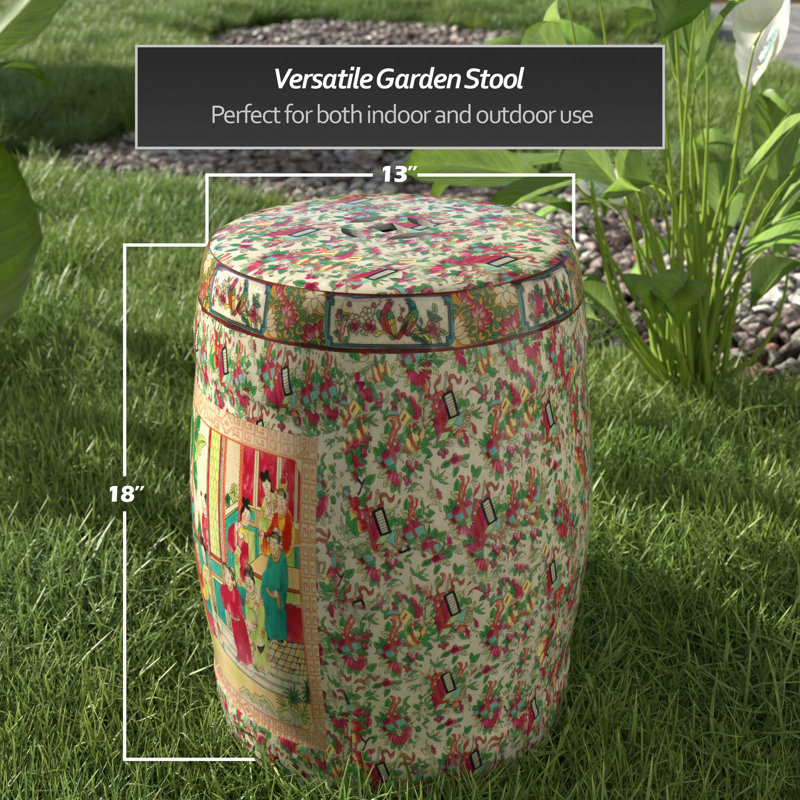 Ceramic Accent Stool