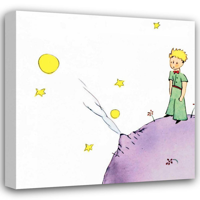 «Lark Manor ™ De Saint, Exupery, Antoine», art sur toile tendue sous le titre Petit Prince III, H 36 po x l 36 po