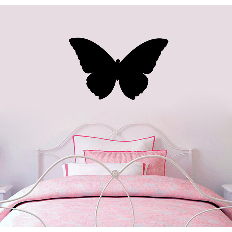 Adhésif décoratif papillon, Noir