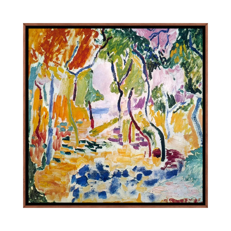 «Landscape Near Collioure (Study for Le Bonheur De Vivre), 1905» par Henri Matisse - reproduction d'art