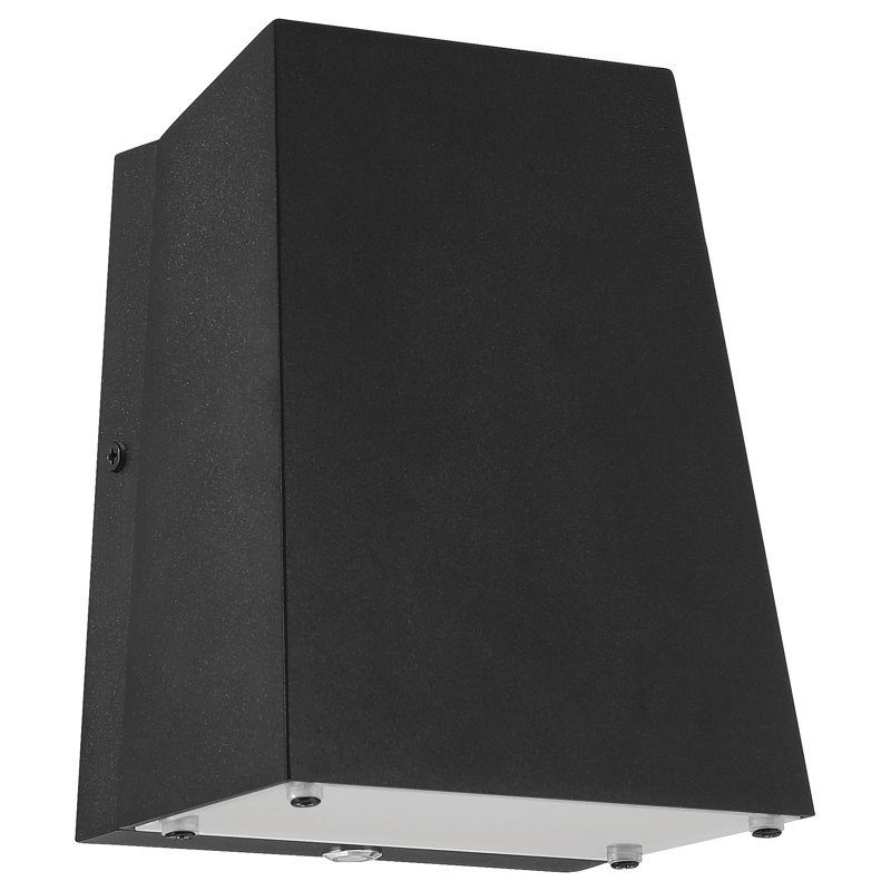 Support mural d'extérieur à DEL pour batterie de secours Edge EM - finition noire