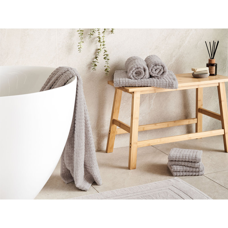Set of Towels Atai Cotton, 9  Piece Towel Set, Grey