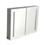 Armoire à pharmacie 40 po x 30 po à DEL avec miroir, douilles, à intensité variable et anti-buée