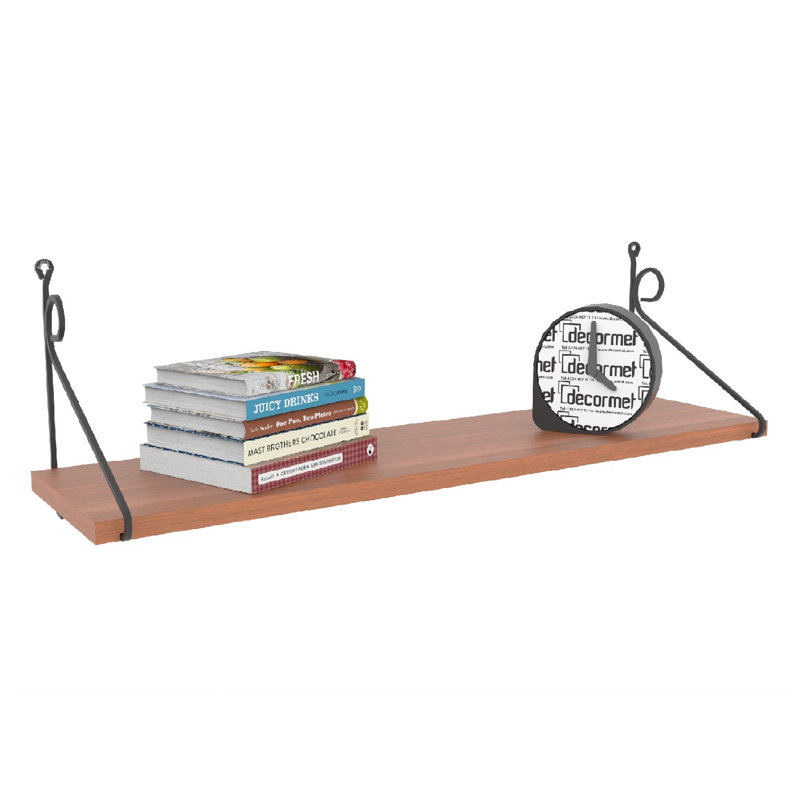 Tablette décorative Crisfield, Noyer