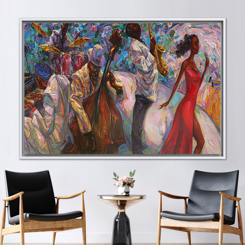 Print on Canvas, White, Framed Print without Mat, 40 cm H x 60 cm W