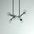 Hawtree 8 - Light Dimmable Sputnik Modern Linear Chandelier