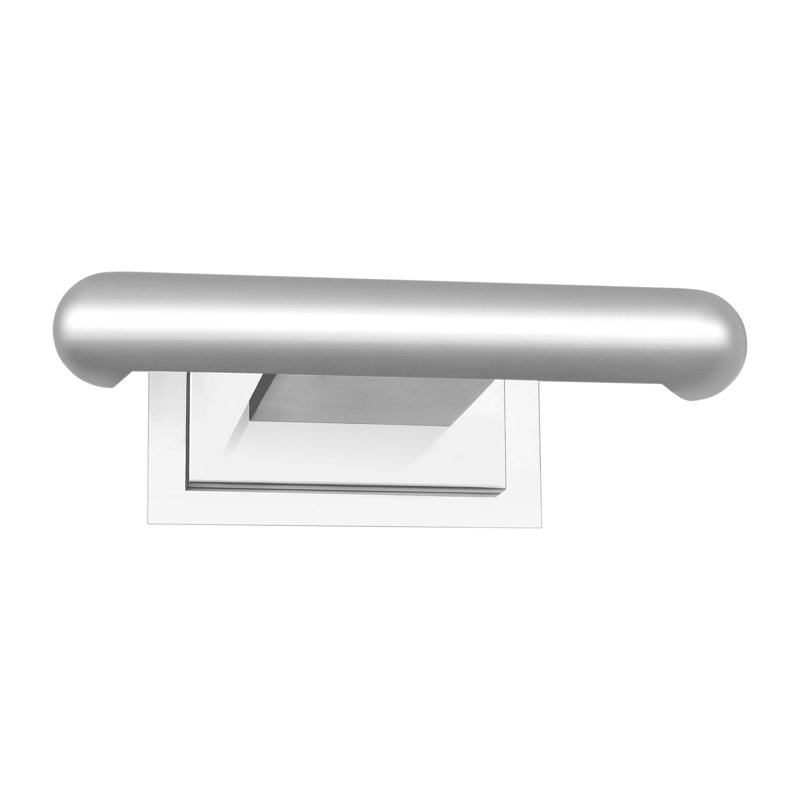 Agra LED Wall Mount Picture Light, Polished Nickel, 4.5" H x 8.5" W x 12" D
