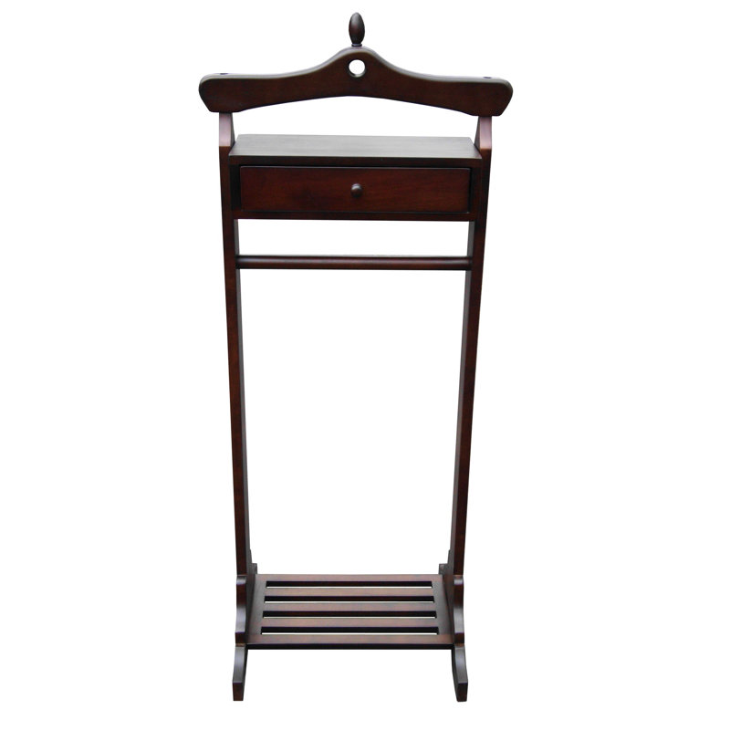 Hounslow Solid Wood Freestanding Valet Stand