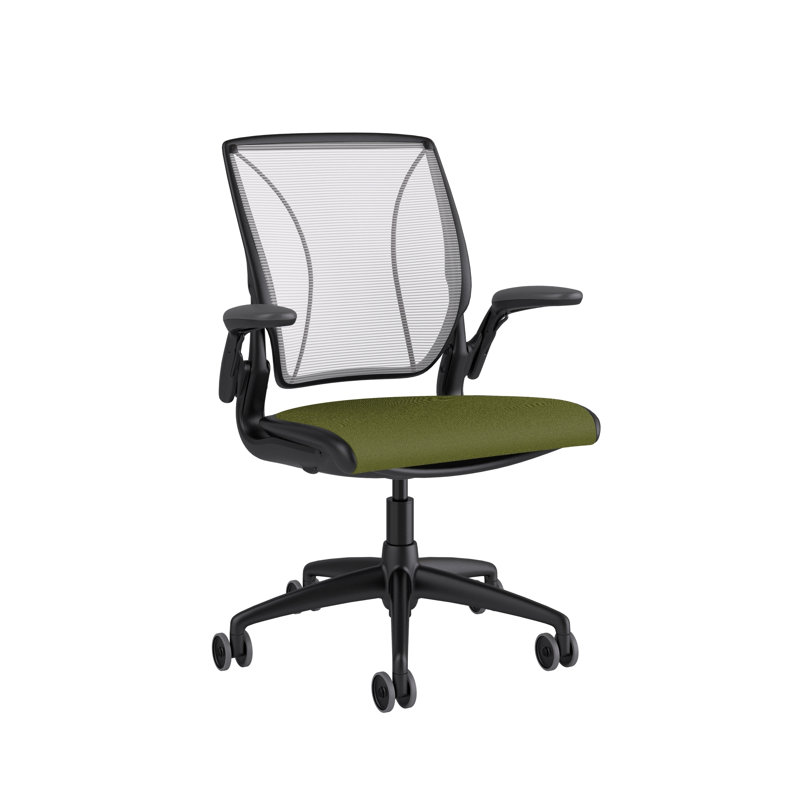 Mesh Task Chair, Black, Pinstripe/White, Pinstripe/White