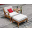 Sack Outdoor 3 - Piece Teak Conversation Set