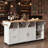 Rolling Expandable Bar Table Kitchen/ Bar Cart With Storage