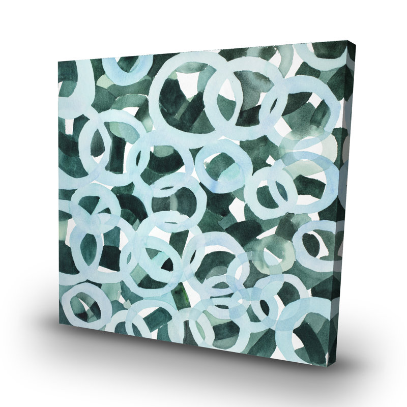 Abstract circles - 32"x32" art on canvas