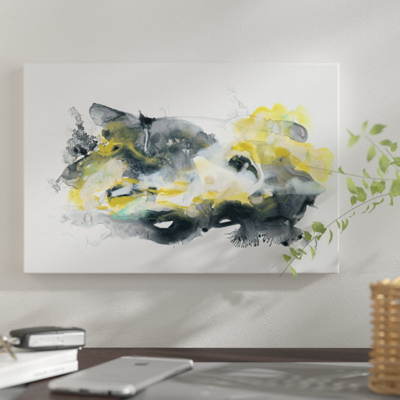 « lunaire voile ii », reproduction sur toile, H 40 po x l 60 po x p 1,5 po, Toile tendue, Pas de tapis