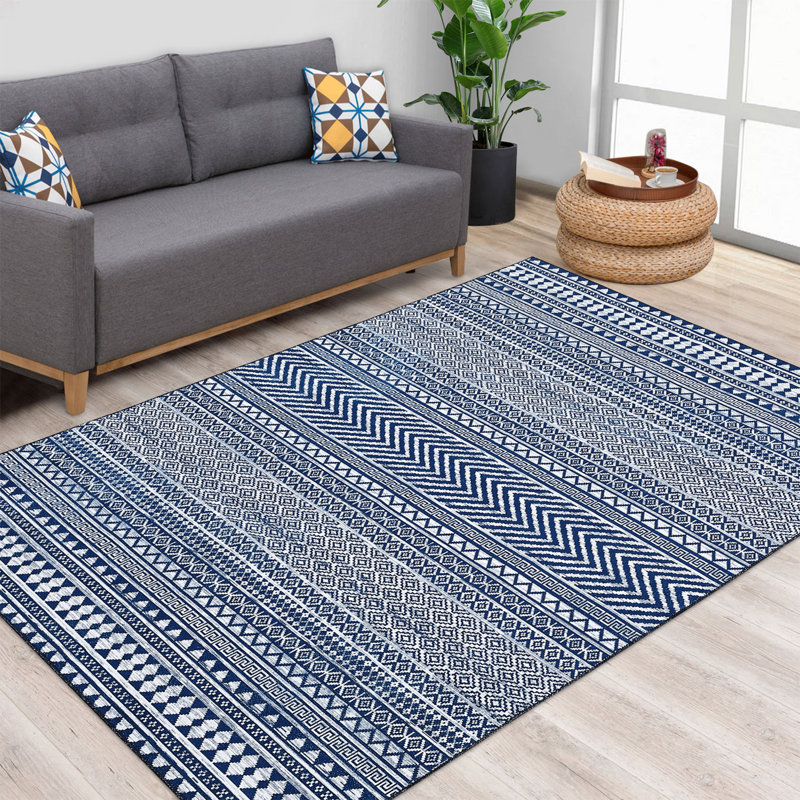 Tapis en polyester Karell, Rectangle 5 pi x 7 pi