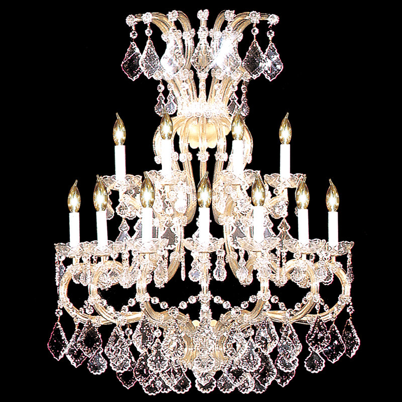 Maria Theresa Grand 11 - Light Chandelier, Gold Lustre