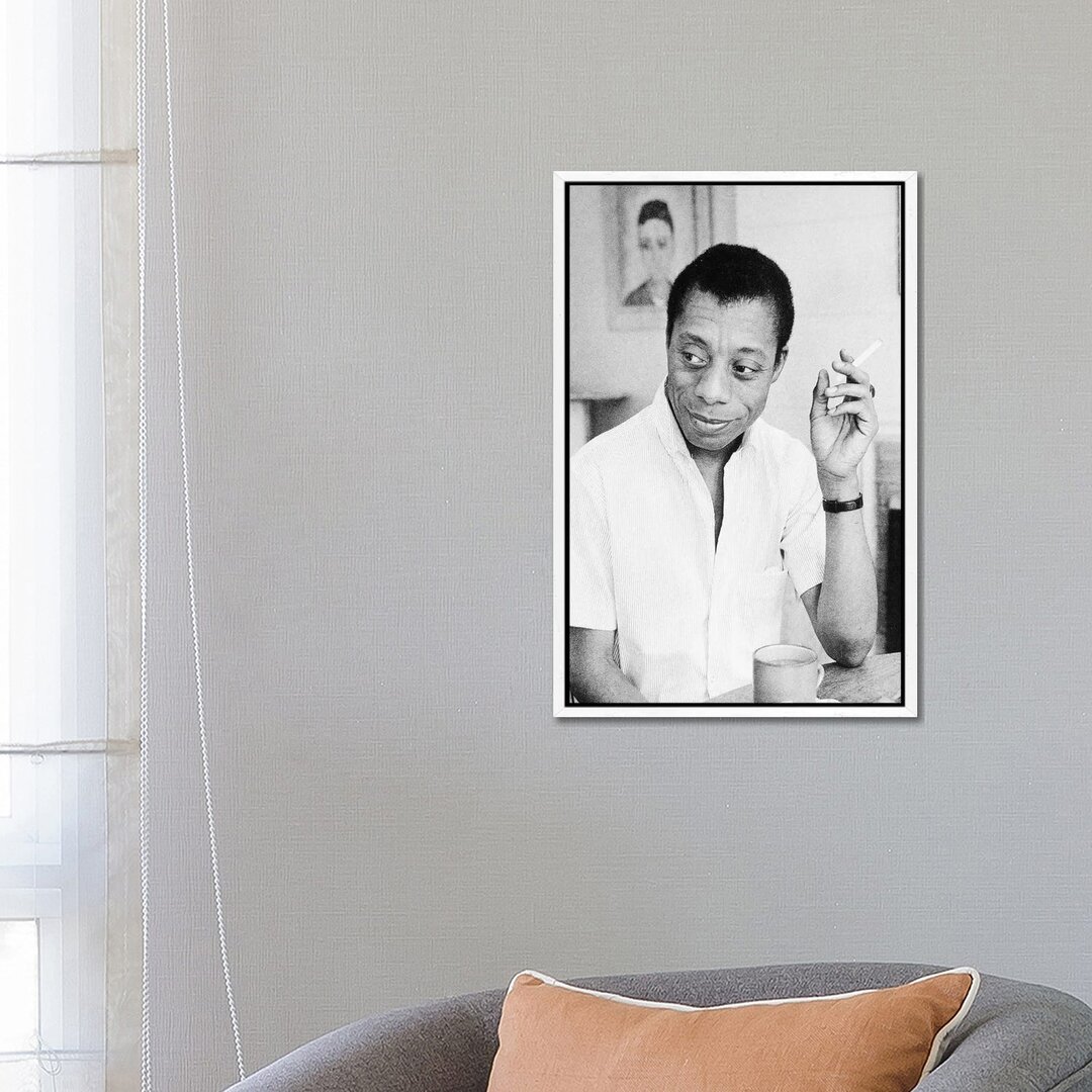 Leinwandbild - Fotografie „James Baldwin (1924-1987)”